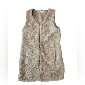 Simply Noelle Faux Fur Long Vest – Size XS excellent condition